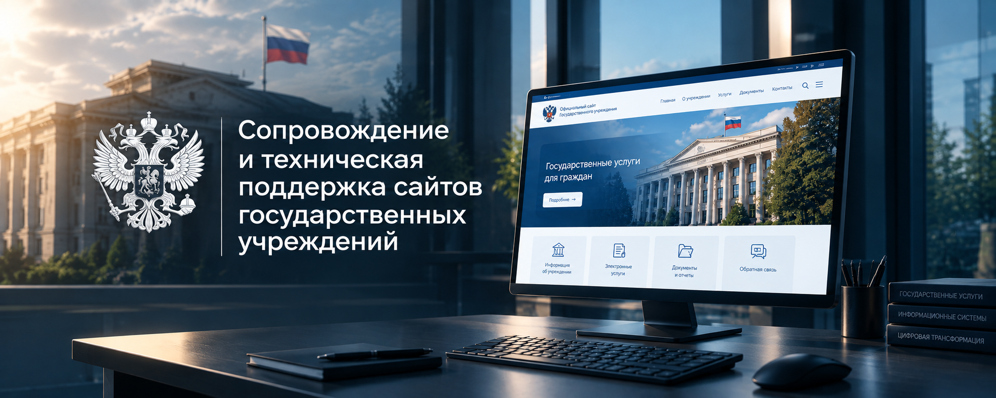 Сопровождение сайтов государственных учреждений